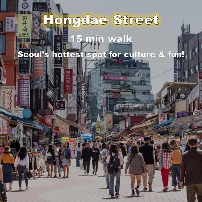 Guest house July & August, Hongdae, 3Min To Hapjeong Stn, 7 Guests Hotel Seoul